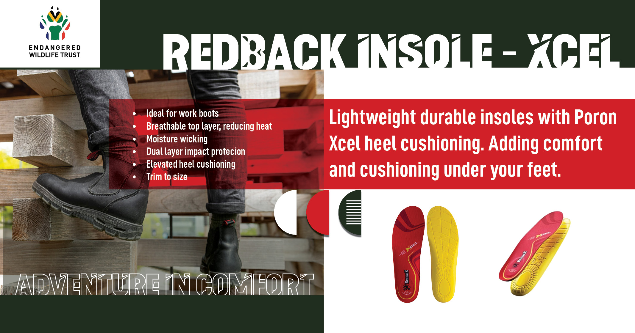 Redback Insole - Xcel | Trappers