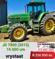 John Deere 7800 2015 | T.G Hendriks boerdery