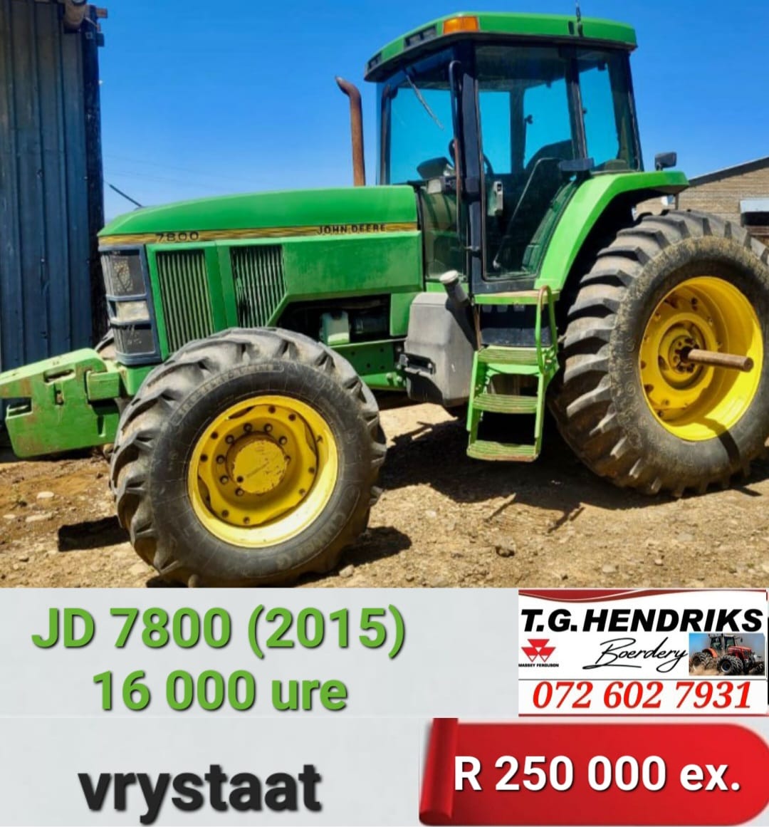 John Deere 7800 2015 | T.G Hendriks boerdery