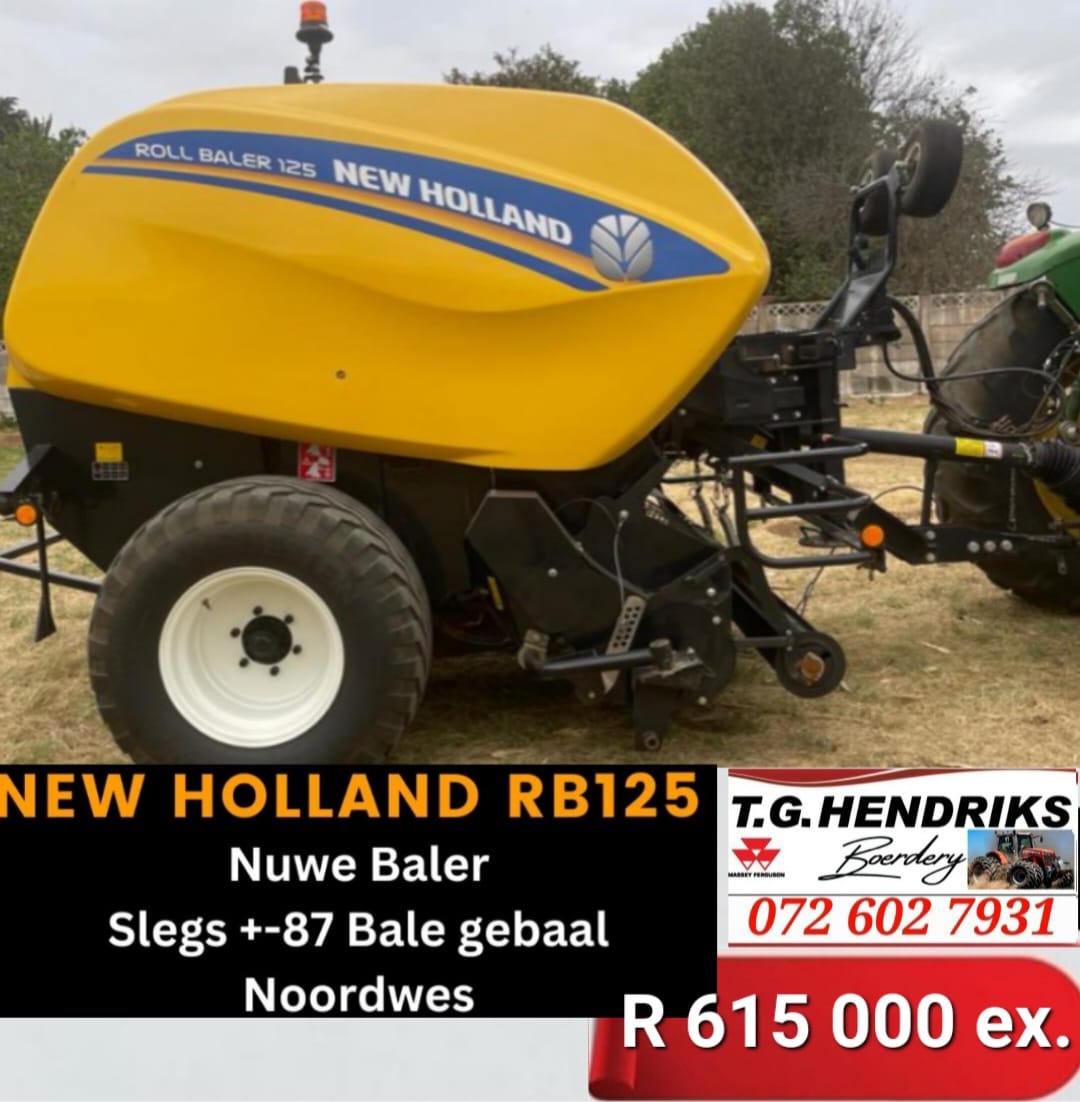 New Holland RB125 Baler | T.G Hendriks boerdery