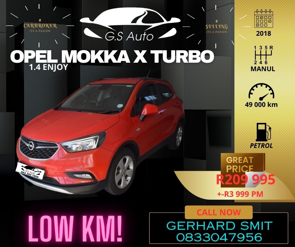 Opel Mokka X 1.4 Turbo Enjoy  | G.S AUTO