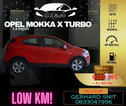Opel Mokka X 1.4 Turbo Enjoy  | G.S AUTO