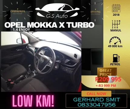 Opel Mokka X 1.4 Turbo Enjoy  | G.S AUTO