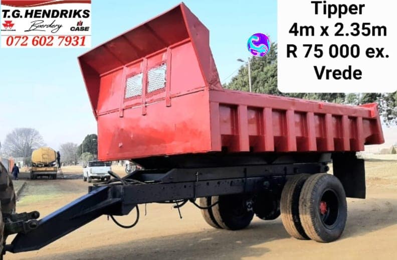Tipper 4 m x 2.35 m | T.G Hendriks boerdery