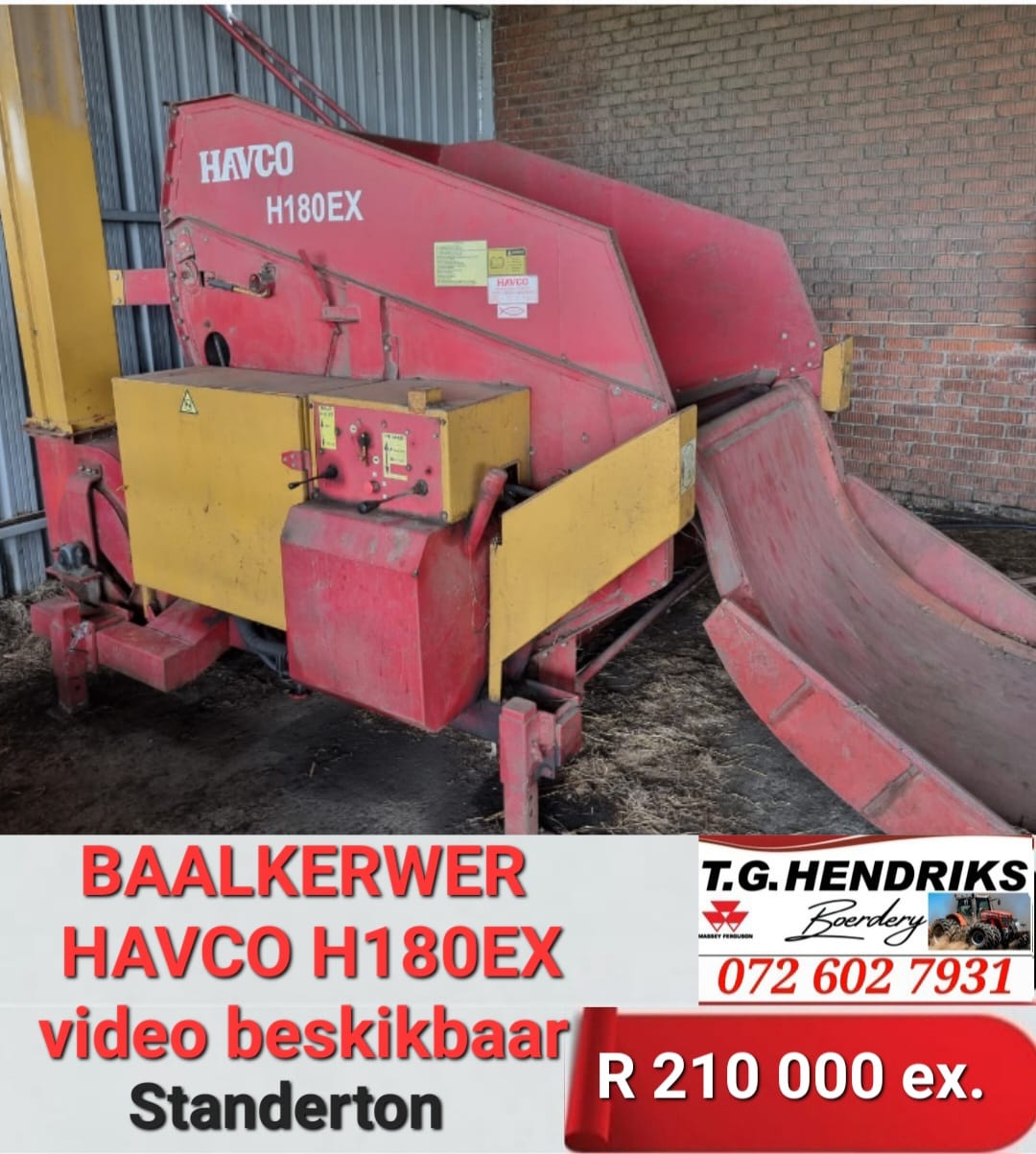 Baalkerwer Havoc H180EX | T.G Hendriks boerdery