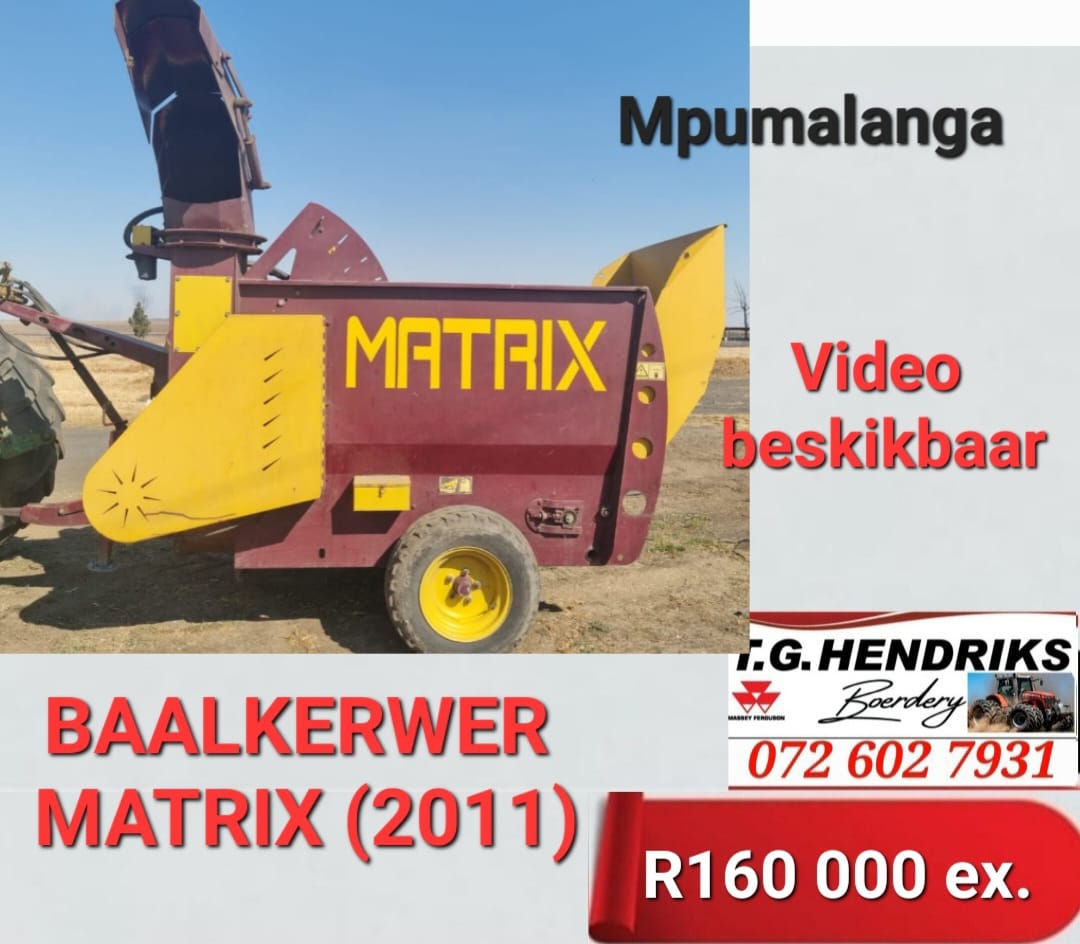 Baalkerwer Matrix 2011 | T.G Hendriks boerdery
