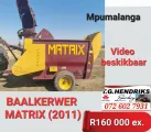 Baalkerwer Matrix 2011 | T.G Hendriks boerdery
