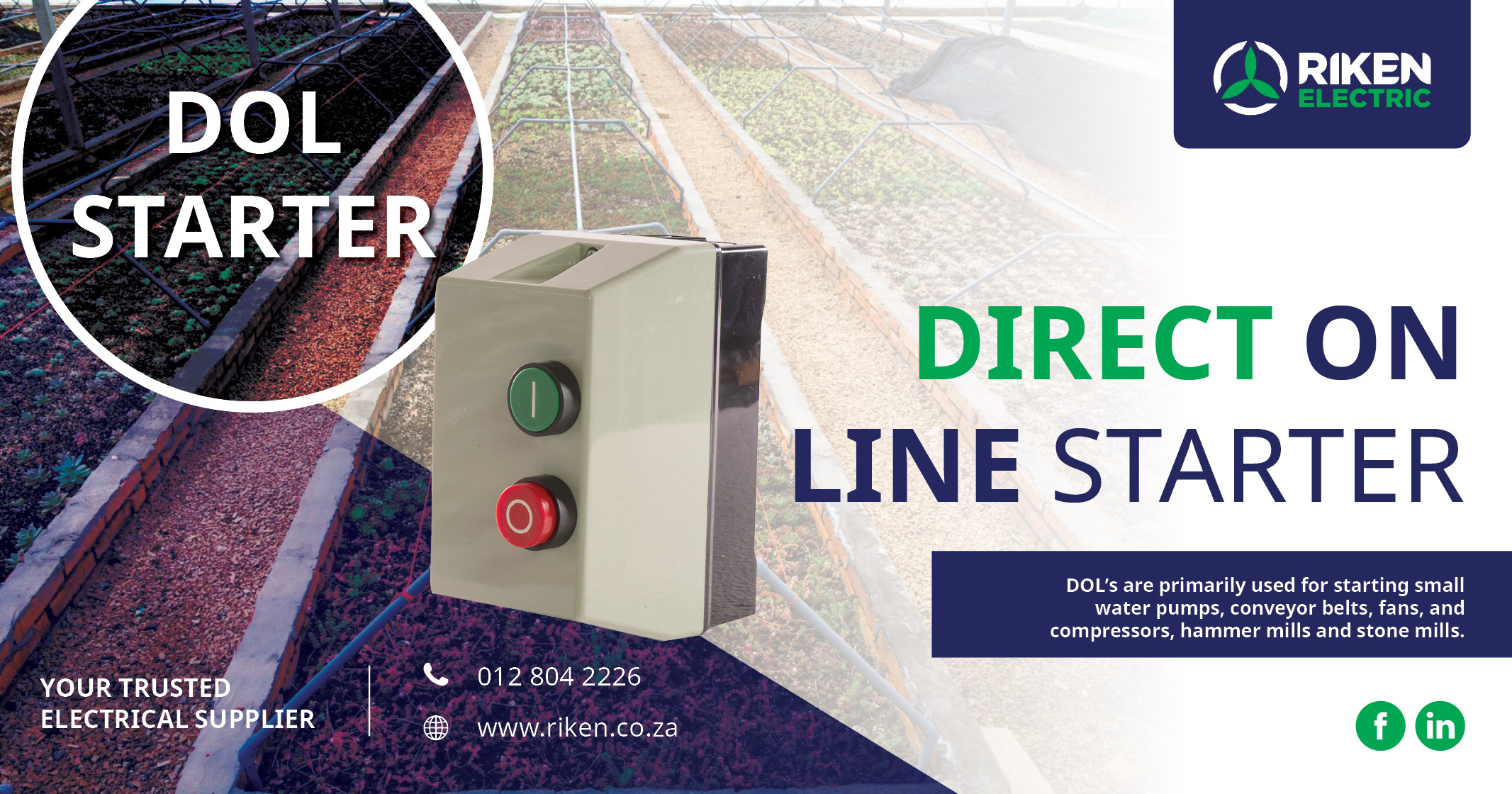 Direct on line starter | Riken Electric