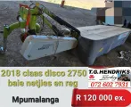 2018 Claas disco 2750 | T.G Hendriks boerdery