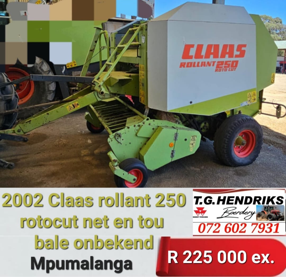 2002 Claas rollant 250 | T.G Hendriks boerdery