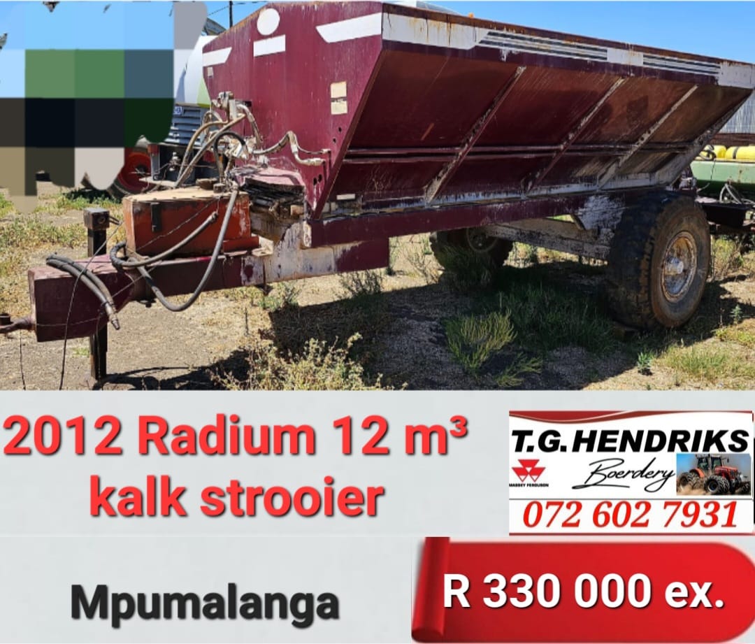 2012 Radium 12 m³ kalk strooier | T.G Hendriks boerdery