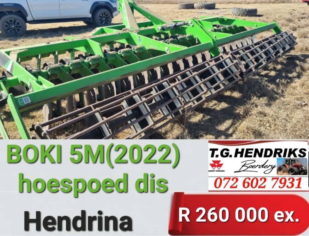 2022 Boki 5M hoespoed dis | T.G Hendriks boerdery