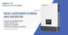 5 Kw Luxpower hybrid 48V inverter | World of Sun & Wind Power