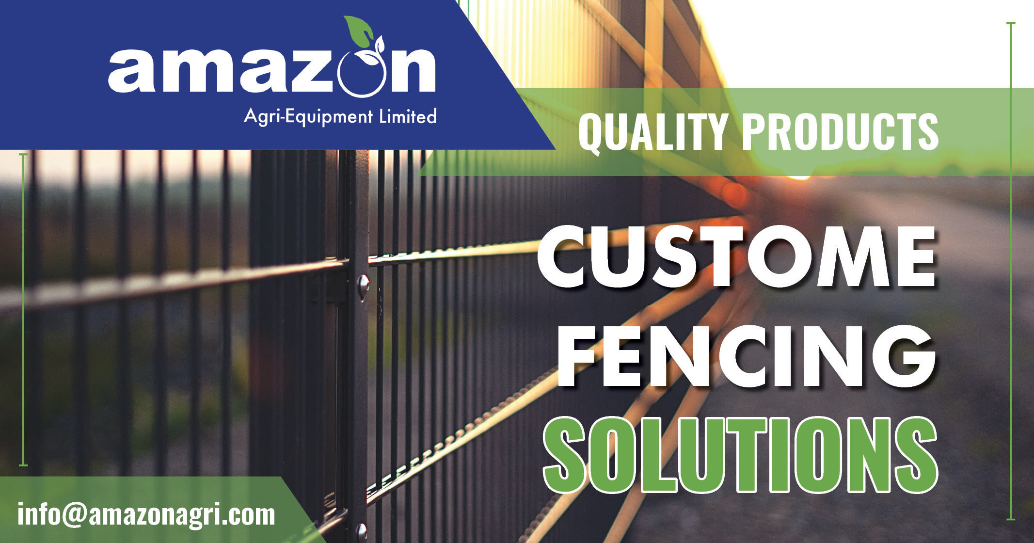 Custome Fencing Solutions | Quality Poducts | Amazon Agri-equipment