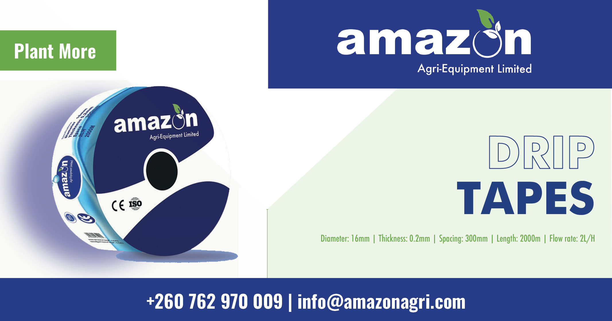 Drip Tapes | Plant More | Amazon Agri-equipment