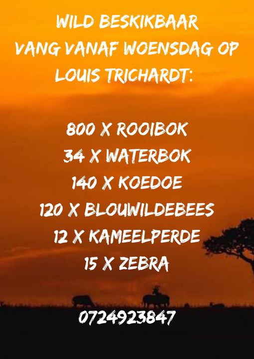 Wild beskikbaar | Agrimar