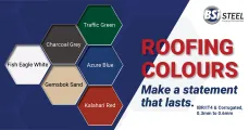 Roofing colours | Make a statement that lasts | BSi Steel