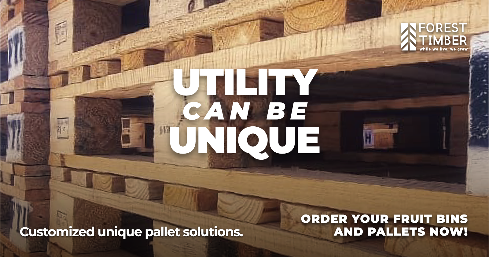 Utility can be unique | Customized unique pallet solutions | Forest Timber