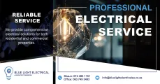 Professional Electrical Service | Blue light Electrical