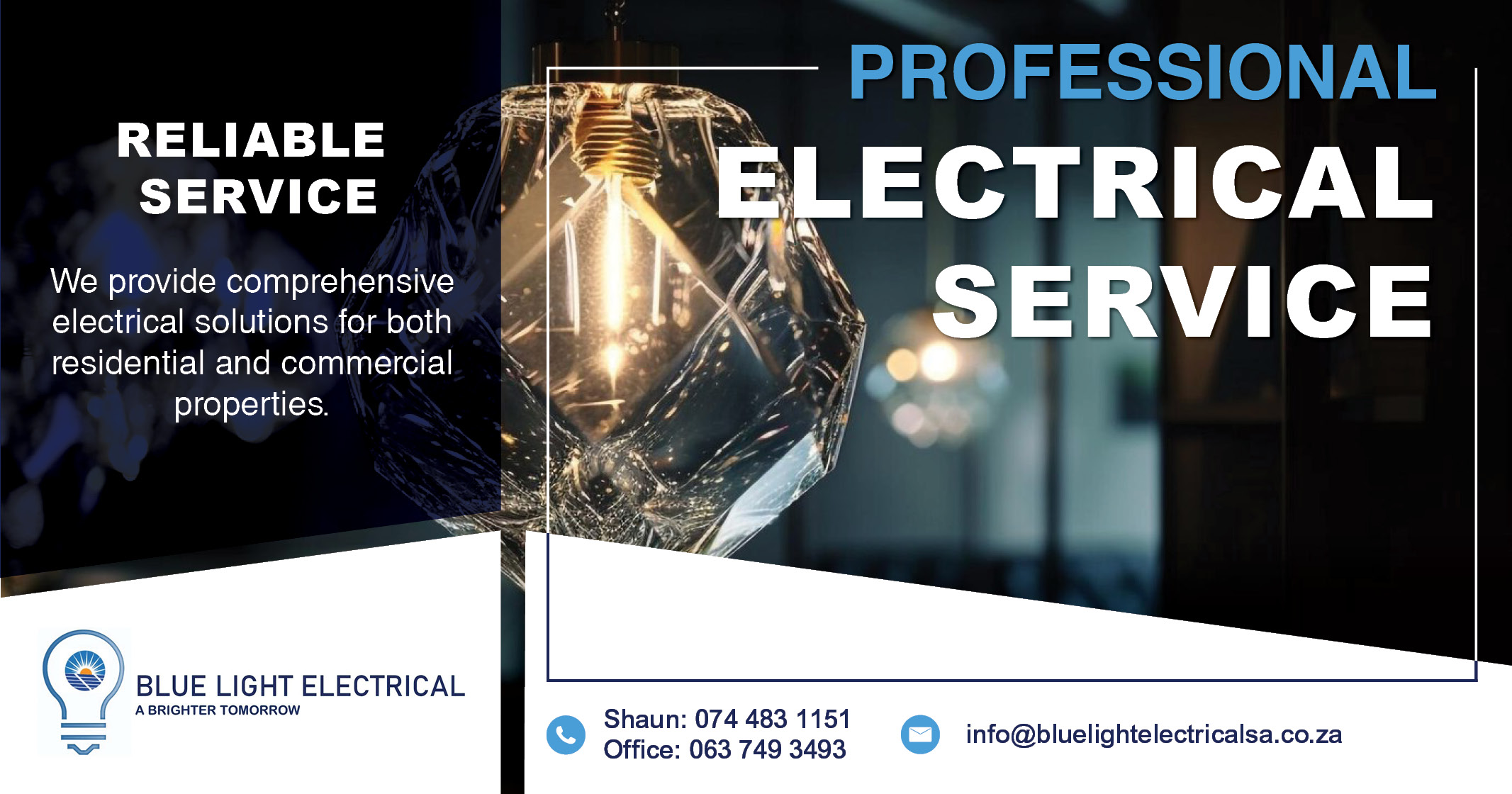 Professional Electrical Service | Blue light Electrical