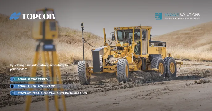 Topcon MC-Max grader, great faster with greater precision | nVolve