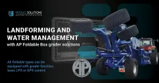 AP foldable box graders with machine control solutions | nVolve