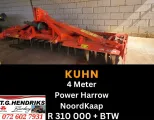 4 Meter Kuhn power harrow | T.G Hendriks boerdery