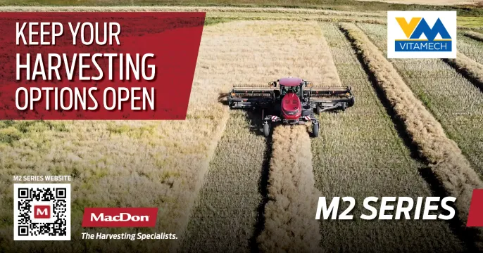 Windrowing solutions M2 series / D2 series / TR series-trailers  | Vitamech