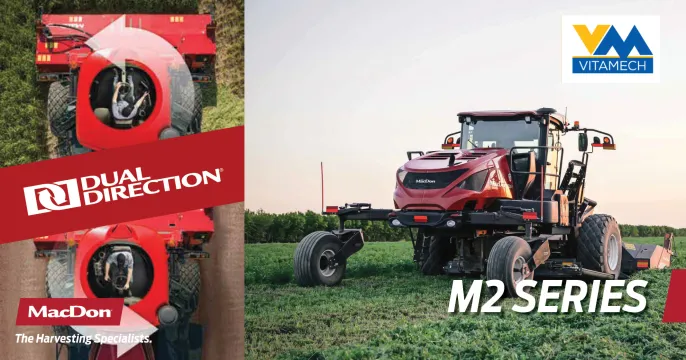 Windrowing solutions M2 series / D2 series / TR series-trailers  | Vitamech