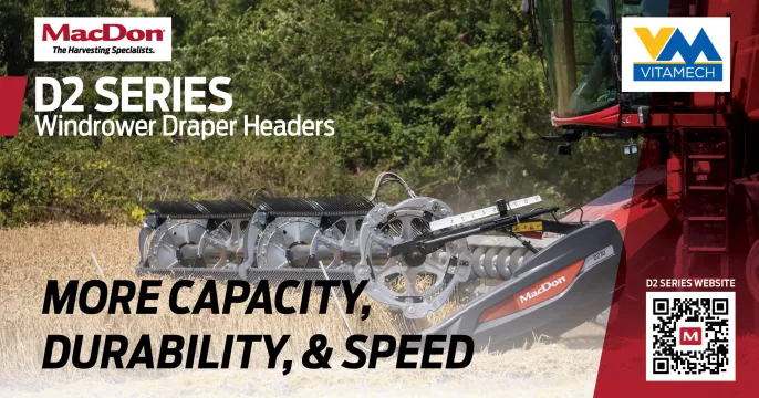 Windrowing solutions M2 series / D2 series / TR series-trailers  | Vitamech