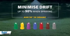 Minimize drift up to 90% when spraying | AIXR 110° VK Ceramic | TeeJet Technologies