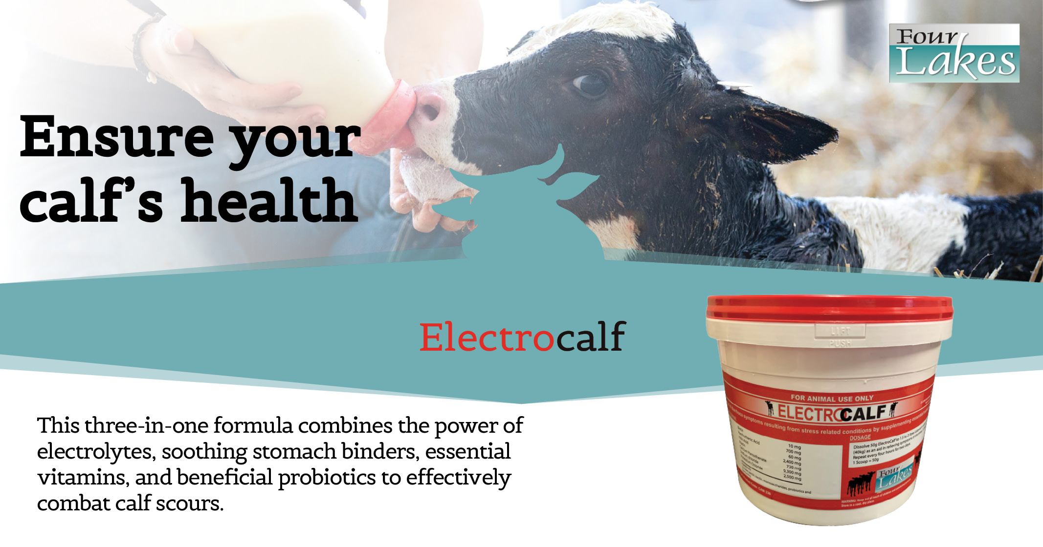 Ensure your calf's health with Electrocalf | Four Lakes