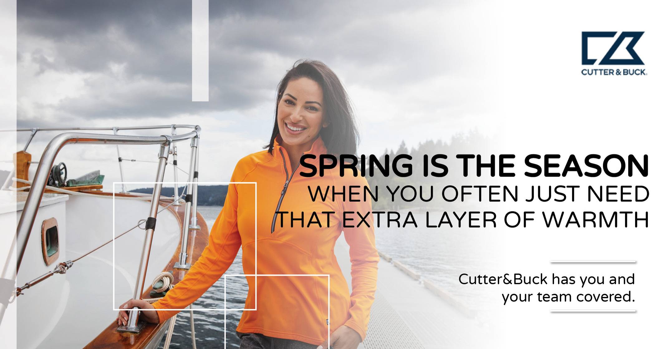 Adapt women’s eco knit stretch recycled half zip pullover | Cutter & Buck