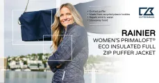 Rainier women’s primaloft eco insulated full zip puffer jacket | Cutter & Buck