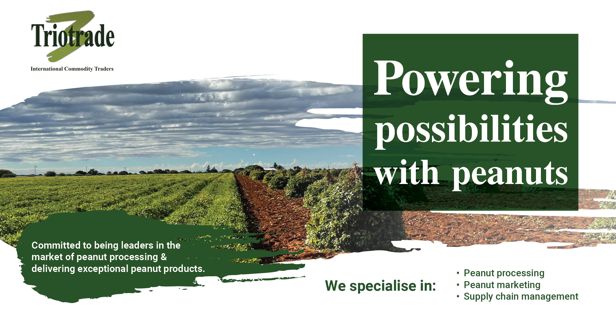 Powering possibilities with peanuts | Triotrade