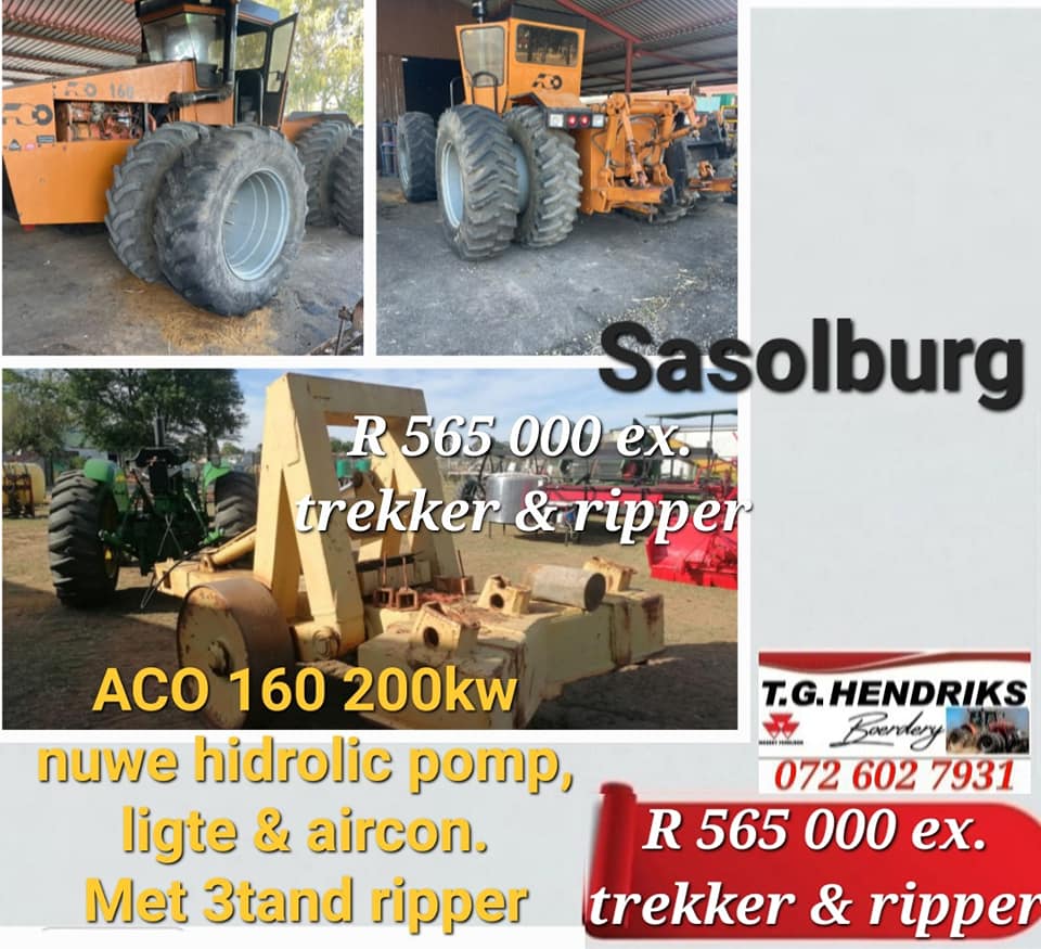 ACO 1620 200 kW nuwe hidrolic pomp | T.G Hendriks boerdery