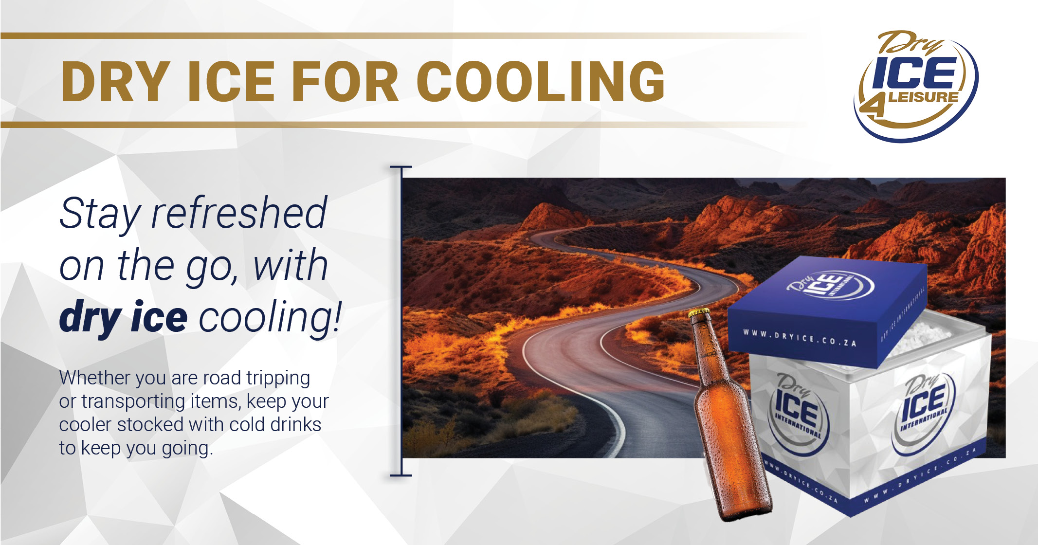 Stay refreshed on the go, with dry ice cooling | Dry Ice 4 Leisure