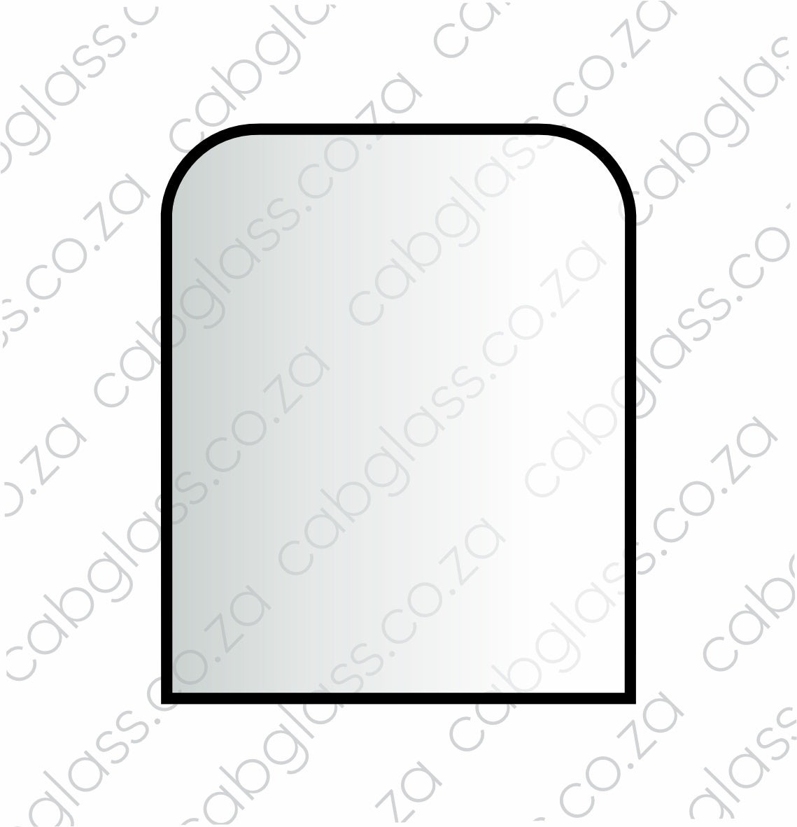 FRONT UPPER 75% | CAT EXCAVATOR C-SERIES | Cabglass