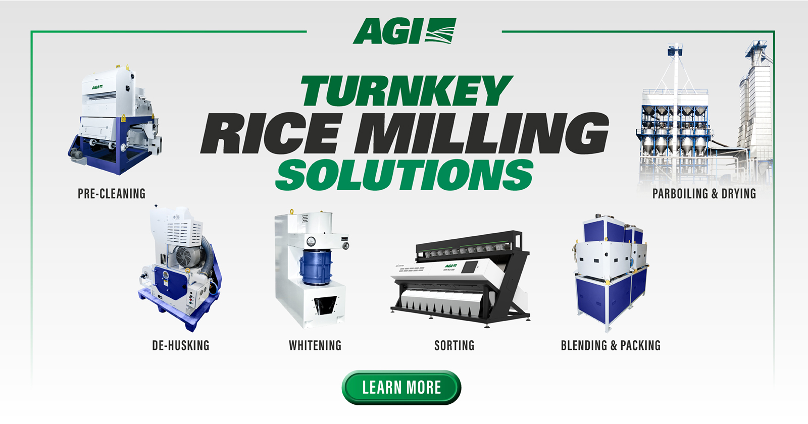 Turnkey Rice milling solutions | AGI EMEA