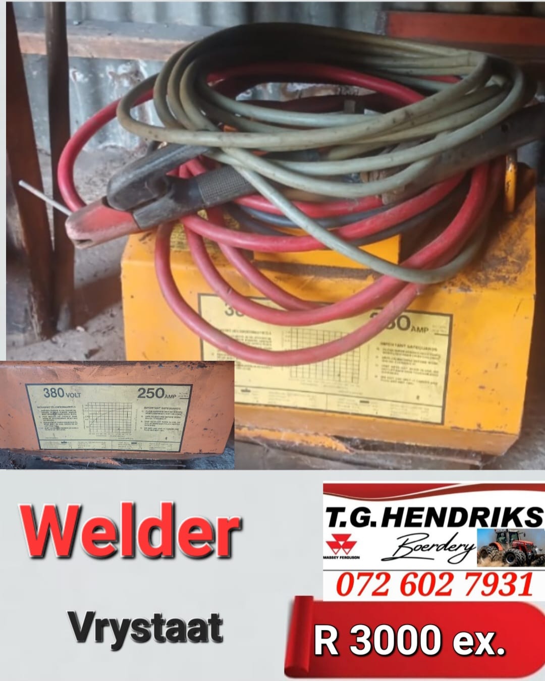 Welder | T.G Hendriks boerdery
