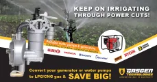Keep on irrigating through power cuts! | Generators and Water pumps | Gasgen Technologies