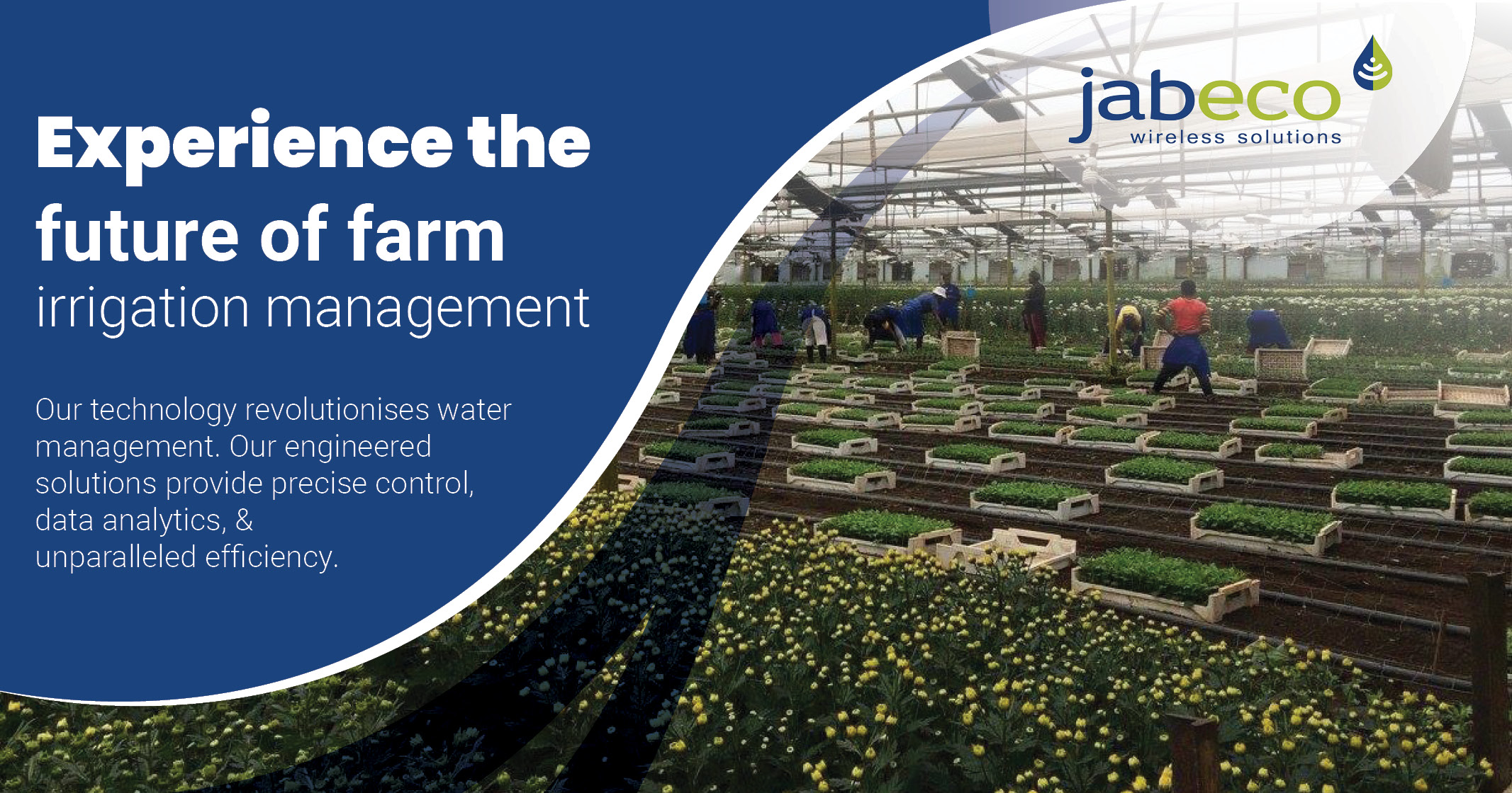 Experience the  future of farm irrigation management | Jabeco Wireless Solutions