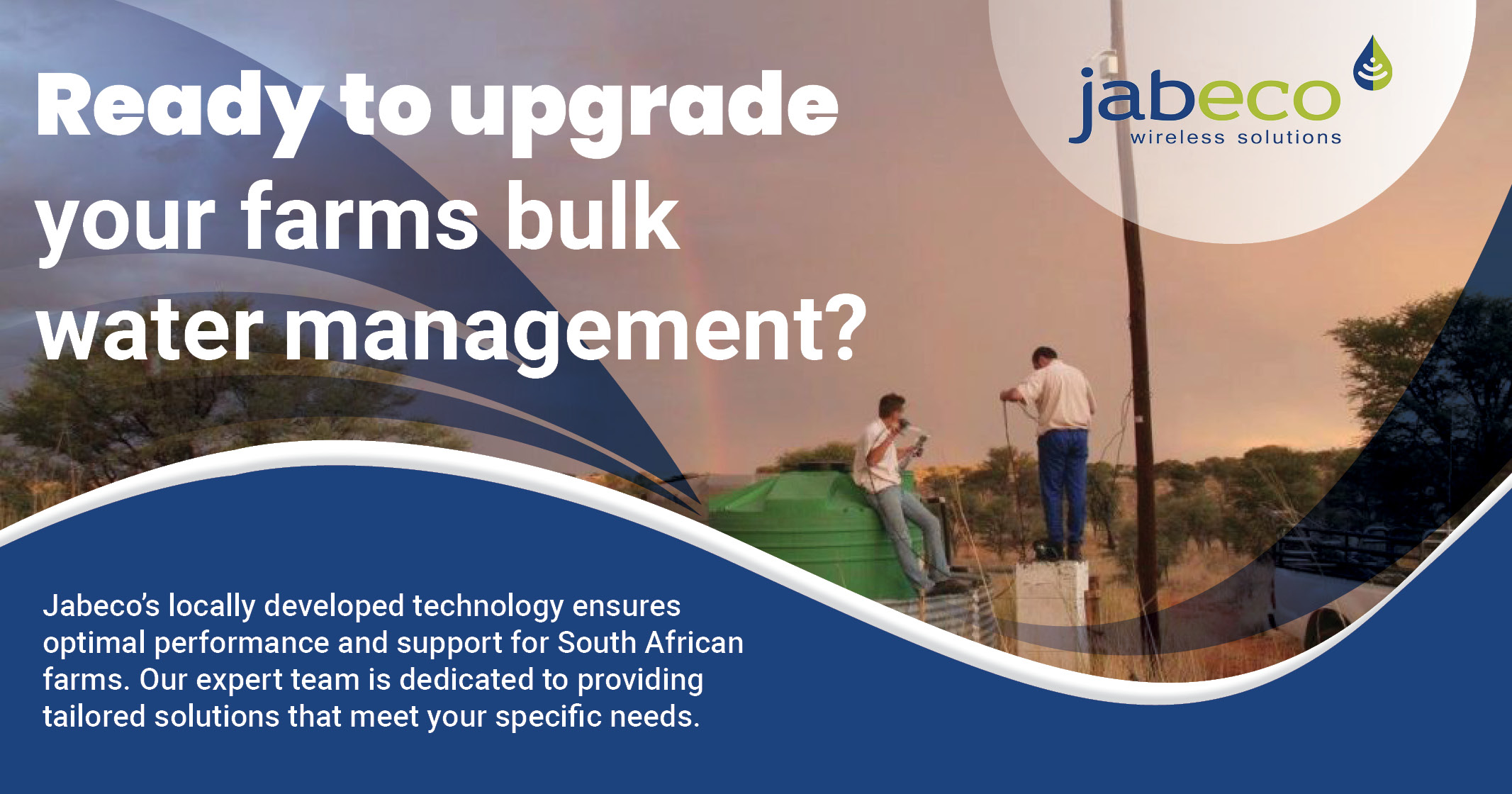 Ready to upgrade your farms water usage? | Jabeco Wireless Solutions