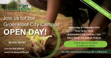 Join us for the Groenkloof City Campus open day! | 18 September | Agri Skills Transfer
