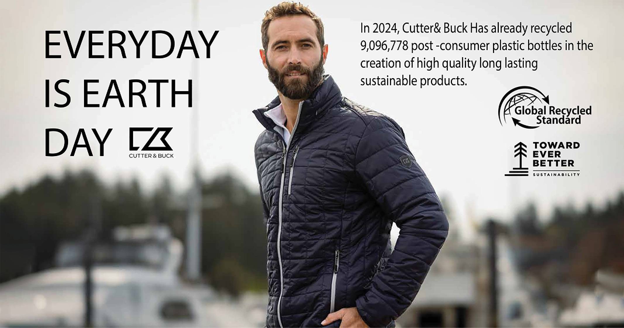 Everyday is earth day with Cutter & Buck