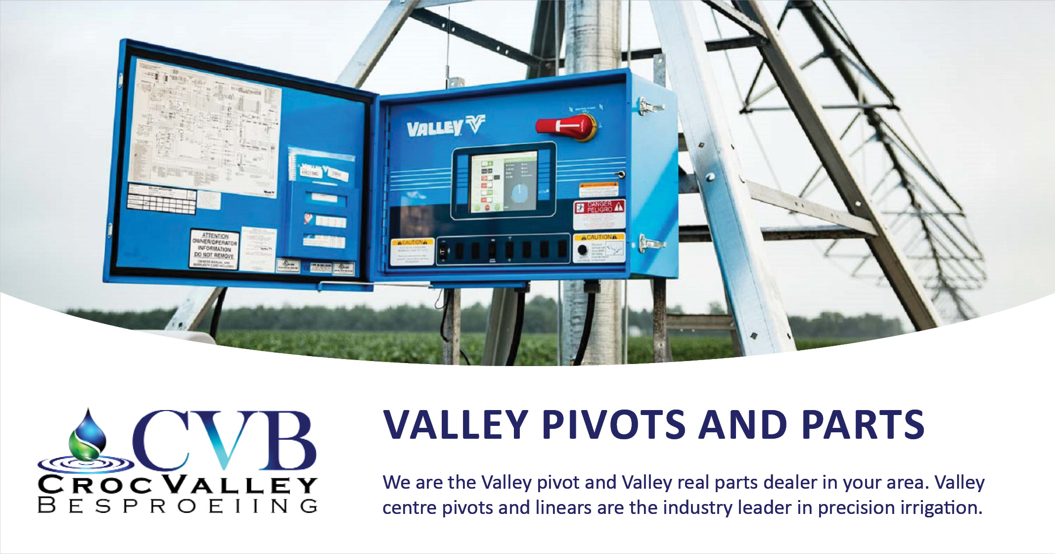 Valley pivots and parts | Croc Valley Besproeiing