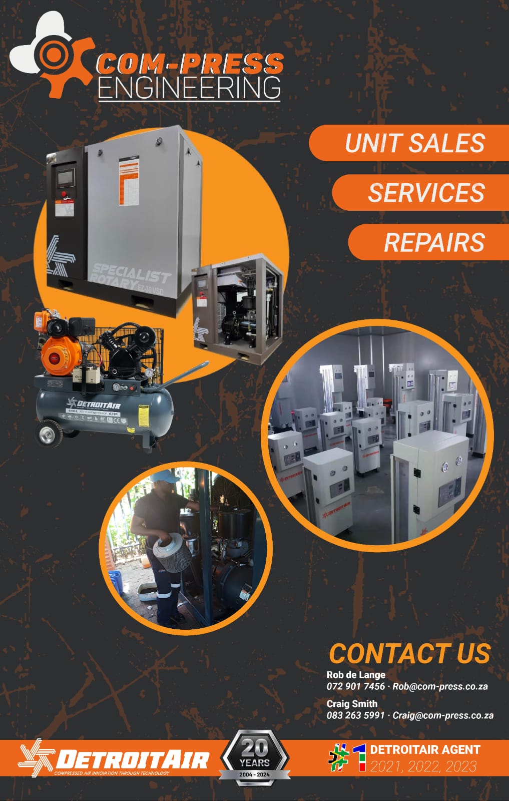 Detroit Compressor 220V VSD