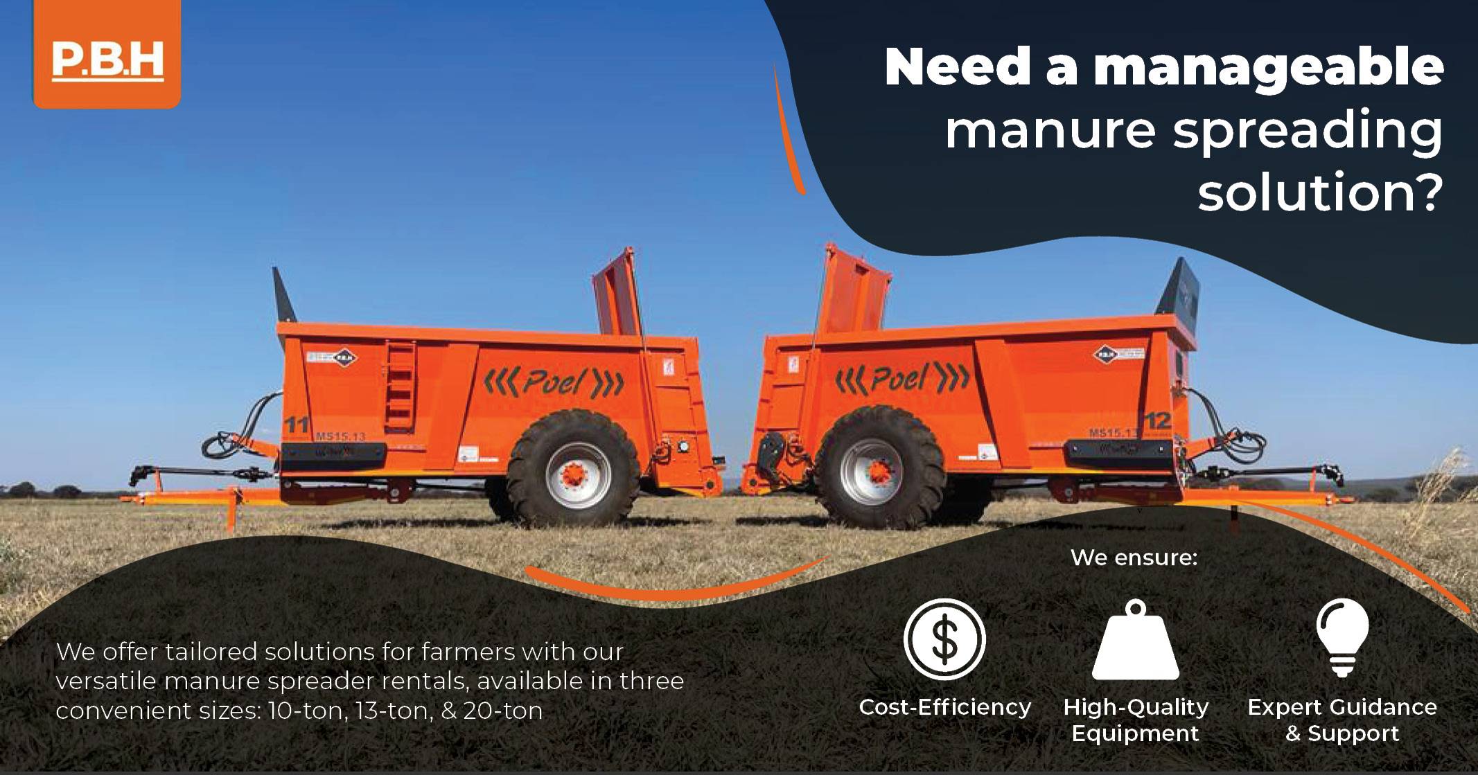 Need a manageable manure spreading solution? | Poelbros Handel