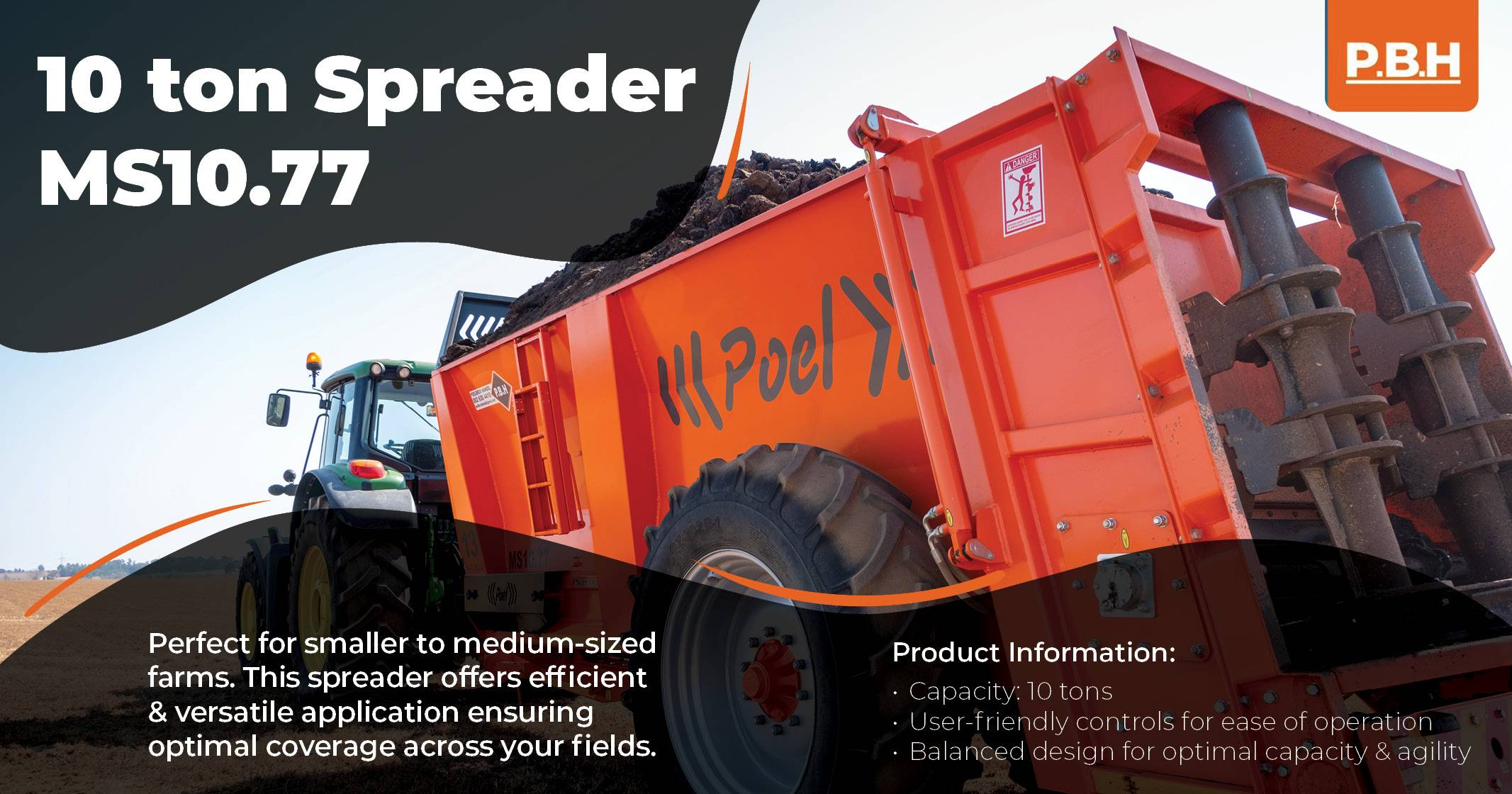 10 Ton spreader | Poelbros Handel
