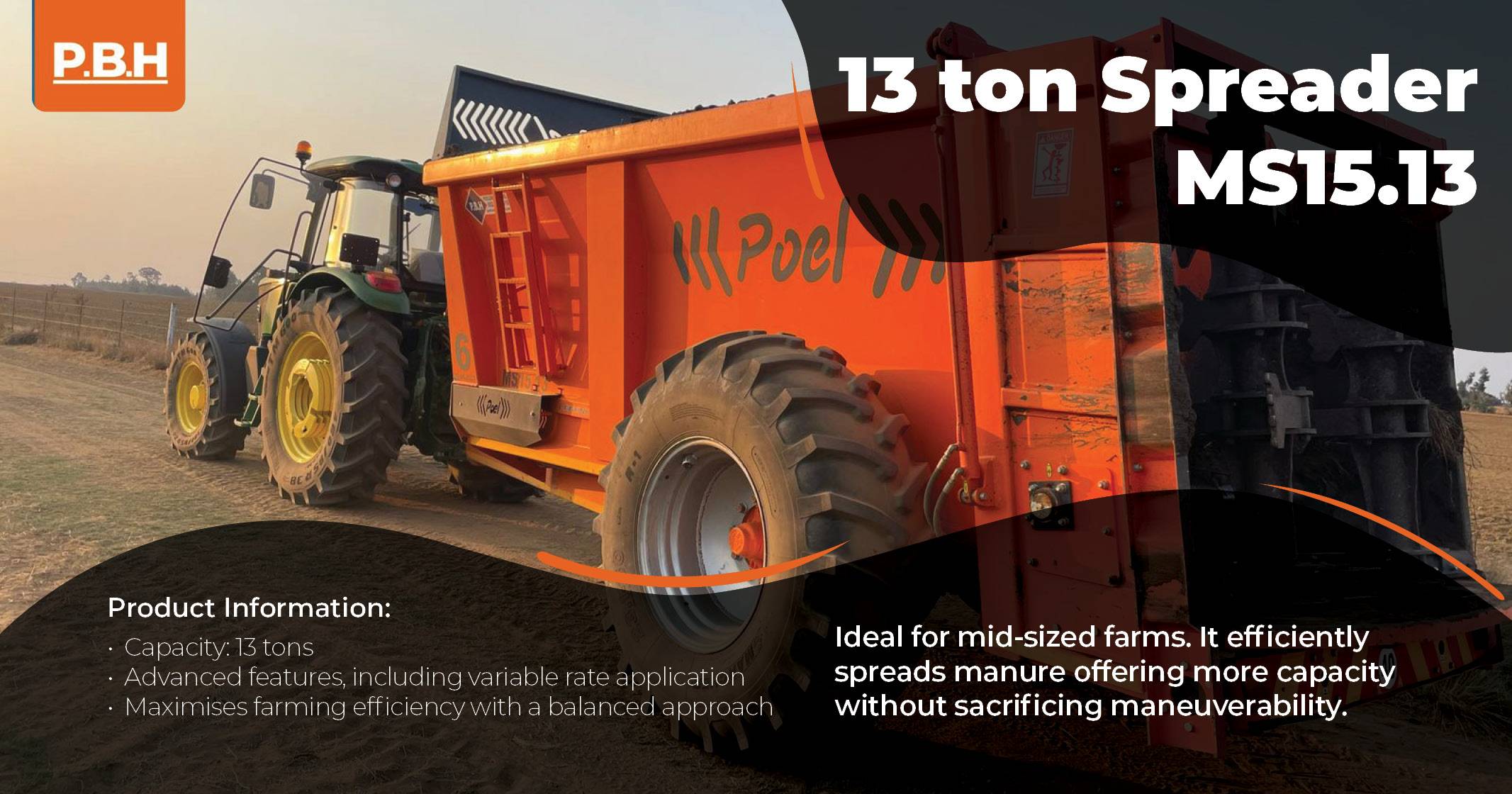 13 Ton spreader | Poelbros Handel